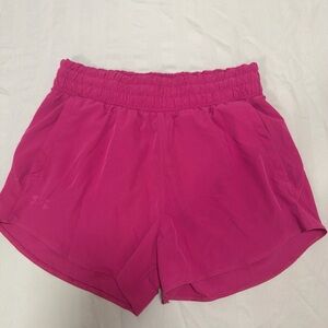 Under Armour Fuchsia Athletic Shorts